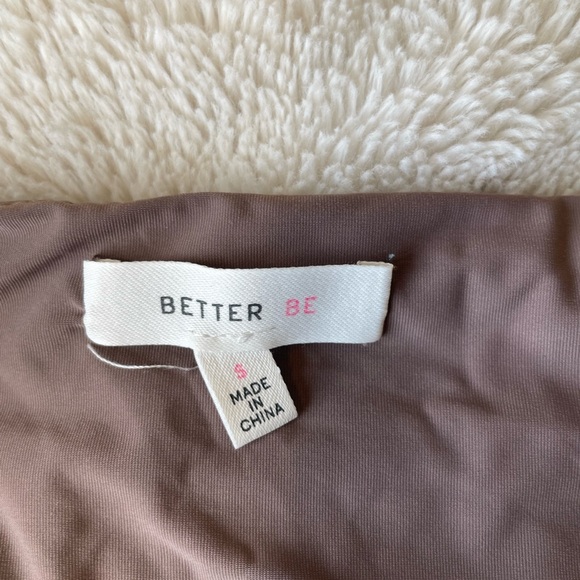 Better Be Brown Ruched Spaghetti Strap Crop Cami - Picture 3 of 3